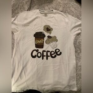 Womens White Graphic T-Shirt